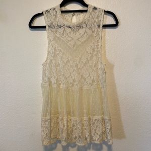 Free People Lace Tank